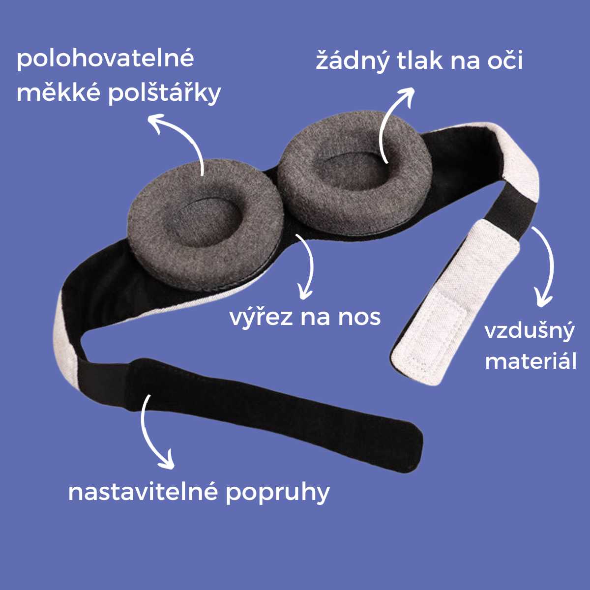 Maska na spaní - Sleepmask Pro