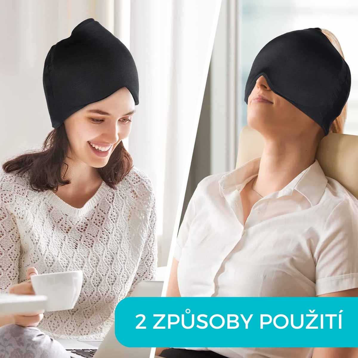 Čepice na migrénu a bolest hlavy - Headmask